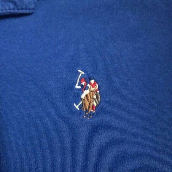 Bundle of 3 U.S. Polo Assn. Men's Polo Shirts Size M  Red Blue Gray Luxury Feel - Picture 8 of 16